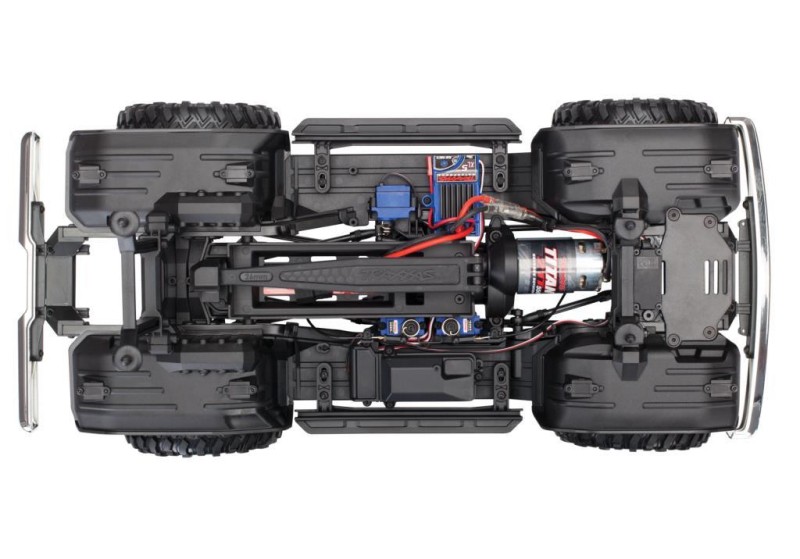 Traxxas TRX-4 1/10 Ford Bronco Trail Crawler 4X4 TQi w/ 79 Bronco Ranger XLT Elektrikli Rc Model Araba Kırmızı