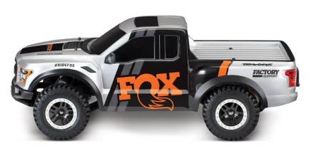 Traxxas 2017 Ford Raptor RTR Slash 1/10 2WD Truck & TQ Kumandalı Elektrikli Rc Model Araba Fox ( Batarya ve Şarj Aleti Dahildir ) - Thumbnail