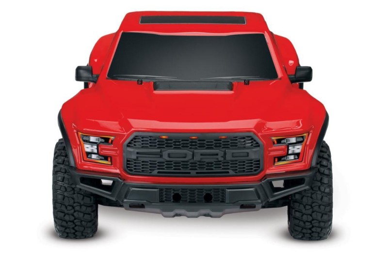 Traxxas 2017 Ford Raptor RTR Slash 1/10 2WD Truck & TQ Kumandalı Elektrikli Rc Model Araba Kırmızı ( Batarya ve Şarj Aleti Dahildir )