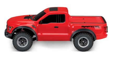 Traxxas 2017 Ford Raptor RTR Slash 1/10 2WD Truck & TQ Kumandalı Elektrikli Rc Model Araba Kırmızı ( Batarya ve Şarj Aleti Dahildir ) - Thumbnail