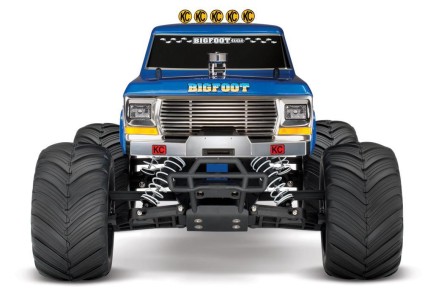 Traxxas Bigfoot No.1 2WD RTR 1/10 Monster Truck TQ Elektrikli Rc Model Araba Mavi (Batarya ve Şarj Aleti Dahil) - Thumbnail