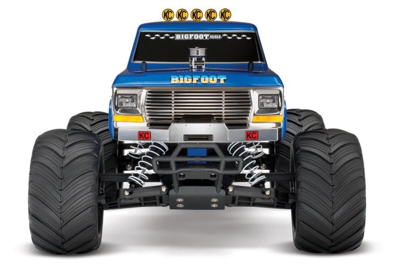 Traxxas Bigfoot No.1 2WD RTR 1/10 Monster Truck TQ Elektrikli Rc Model Araba Mavi (Batarya ve Şarj Aleti Dahil)
