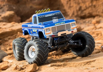 Traxxas Bigfoot No.1 2WD RTR 1/10 Monster Truck TQ Elektrikli Rc Model Araba Mavi (Batarya ve Şarj Aleti Dahil) - Thumbnail