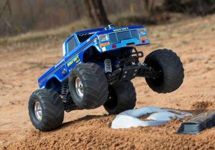 Traxxas Bigfoot No.1 2WD RTR 1/10 Monster Truck TQ Elektrikli Rc Model Araba Mavi (Batarya ve Şarj Aleti Dahil) - Thumbnail