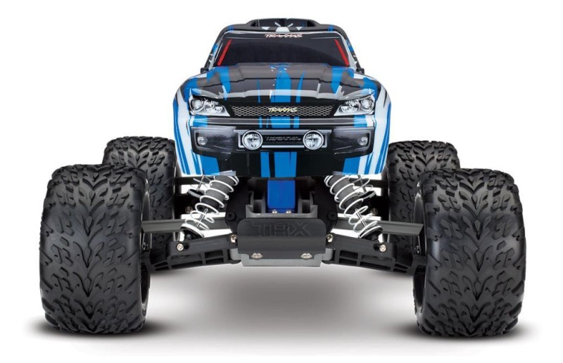 Traxxas Stampede 1/10 RTR Monster Truck Rc Model Araba 2WD w/XL-5 & TQ Kumanda 2.4Ghz Mavi (Batarya ve Şarj Aleti Dahildir)