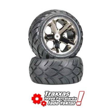 TRAXXAS - Traxxas 37713A Anakonda Rear Black Wheel 