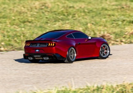 Traxxas 4-Tec Drift Mustang 1/10 RWD RC Uzaktan Kumandalı Model Araba w/TQi Kumanda Kırmızı - Thumbnail