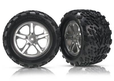Traxxas 5174 Talon 3.8 Chrome Wheels