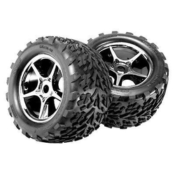 TRAXXAS - Traxxas 5374X Talon 3.8 Chrome Wheels