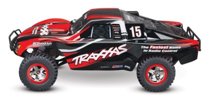 Traxxas Slash 1/10 RTR 2WD Short Course Truck Rc Elektrikli Model Araba & TQ Kumanda Kırmızı (Batarya ve Şarj Aleti Dahil) - Thumbnail