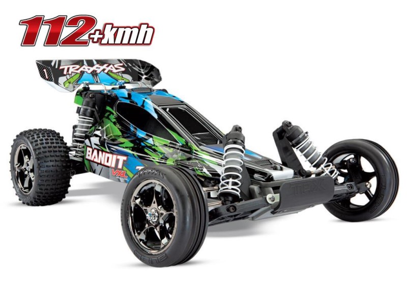 Traxxas Bandit VXL Brushless 2WD RTR 1/10 TQi & TSM Elektrikli Rc Model Araba Yeşil