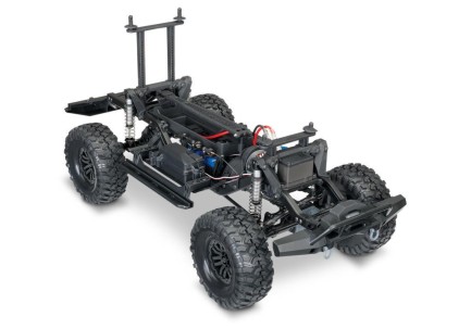 Traxxas TRX-4 Land Rover Defender 4X4 1/10 Scale Trail Rock Crawler TQi Elektrikli Rc Model Araba Mavi - Thumbnail