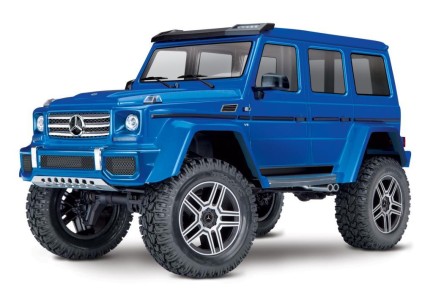 TRAXXAS - Traxxas TRX-4 Mercedes-Benz G500 4X4 RTR 1/10 Scale And Trail Crawler TQi Elektrikli Rc Model Araba Mavi