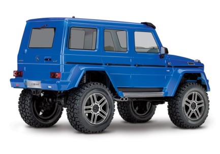 Traxxas TRX-4 Mercedes-Benz G500 4X4 RTR 1/10 Scale And Trail Crawler TQi Elektrikli Rc Model Araba Mavi - Thumbnail