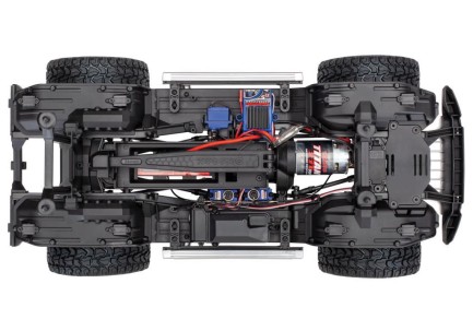 Traxxas TRX-4 Mercedes-Benz G500 4X4 RTR 1/10 Scale And Trail Crawler TQi Elektrikli Rc Model Araba Mavi - Thumbnail