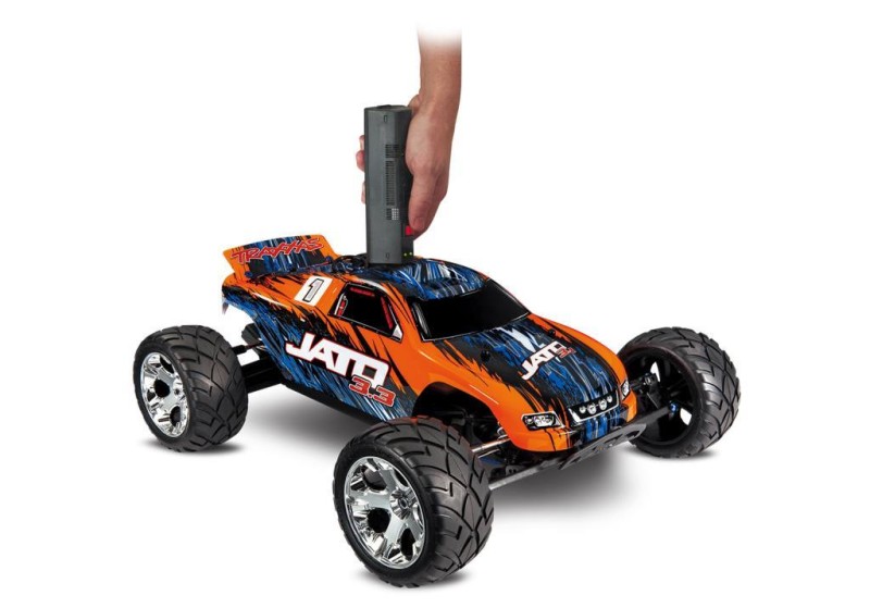 Traxxas Jato 3.3 2WD RTR 1/10 Stadium Truck TQi & TSM & Telemetry Nitro Yakıtlı Rc Arazi Model Araba Turuncu