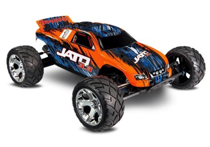 Traxxas Jato 3.3 2WD RTR 1/10 Stadium Truck TQi & TSM & Telemetry Nitro Yakıtlı Rc Arazi Model Araba Turuncu - Thumbnail