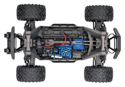 Traxxas Maxx 4X4 VXL 4WD Brushless RTR 1/10 Monster Truck TQi & TSM Elektrikli Rc Model Araba Mavi - Thumbnail