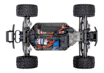 Traxxas Rustler 4X4 1/10 4WD RTR Stadium Truck TQ Elektrikli Rc Model Araba Kırmızı ( Batarya ve Şarj Aleti Dahil ) - Thumbnail