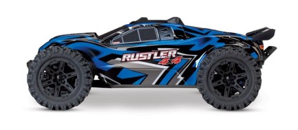 Traxxas Rustler 4X4 1/10 4WD RTR Stadium Truck TQ Elektrikli Rc Model Araba Mavi ( Batarya ve Şarj Aleti Dahil ) - Thumbnail