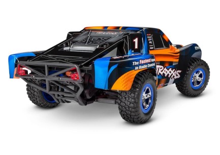 Traxxas Slash 1/10 2WD RTR Short Course Truck Led Işıklı TQ Elektrikli Rc Arazi Model Araba Turuncu ( Batarya ve Şarj Aleti Dahil ) - Thumbnail
