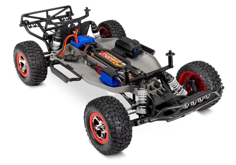 Traxxas Slash 1/10 2WD RTR Short Course Truck Led Işıklı TQ Elektrikli Rc Arazi Model Araba Turuncu ( Batarya ve Şarj Aleti Dahil ) 