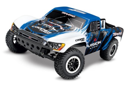 Traxxas Slash 1/10 RTR 2WD Short Course Truck Rc Elektrikli Model Araba & TQ Kumanda Keegan Kincaid Edition (Batarya ve Şarj Aleti Dahil) - Thumbnail