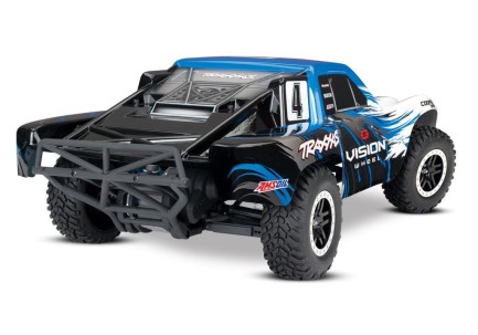 Traxxas Slash 1/10 RTR 2WD Short Course Truck Rc Elektrikli Model Araba & TQ Kumanda Keegan Kincaid Edition (Batarya ve Şarj Aleti Dahil) - Thumbnail