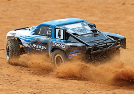 Traxxas Slash 1/10 RTR 2WD Short Course Truck Rc Elektrikli Model Araba & TQ Kumanda Keegan Kincaid Edition (Batarya ve Şarj Aleti Dahil) - Thumbnail
