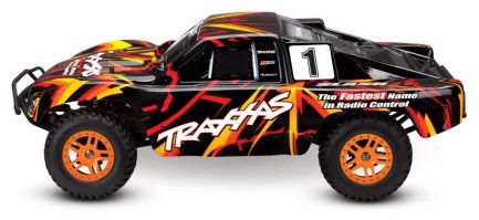 Traxxas Slash 4X4 RTR 4WD Brushed Short Course 1/10 TQ Elektrikli Rc Model Araba Turuncu ( Batarya ve Şarj Aleti Dahil ) - Thumbnail