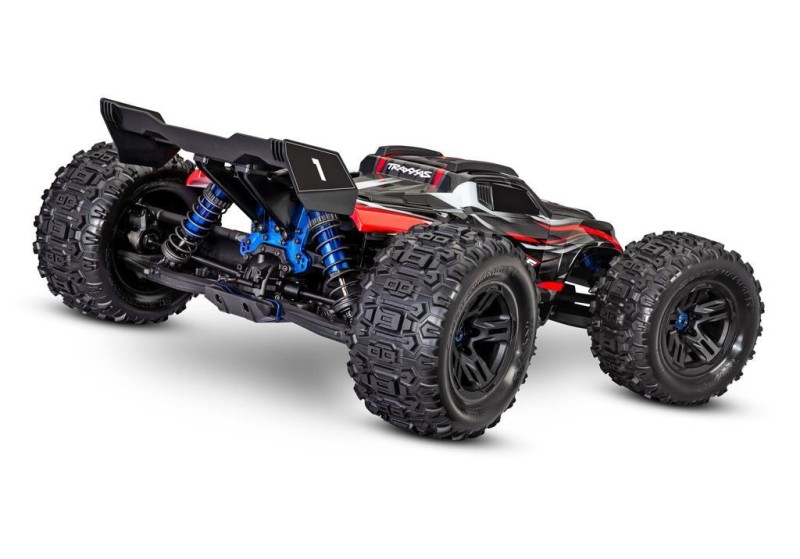 Traxxas Sledge 1/8 4X4 VXL 6S 4WD Elektrikli Rc Model Araba Brushless RTR TQi & TSM Kırmızı 