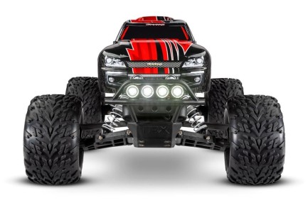 Traxxas Stampede 1/10 RTR Monster Truck Elektrikli Rc Model Araba Offroad w/LED Light Set, TQ 2.4GHz Radio Kırmızı (Batarya ve Şarj Aleti Dahildir) - Thumbnail