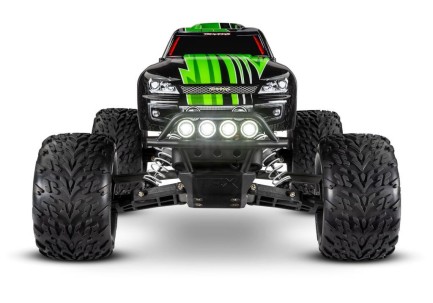 Traxxas Stampede 1/10 RTR Monster Truck Elektrikli Rc Model Araba Offroad w/LED Light Set, TQ 2.4GHz Radio Yeşil (Batarya ve Şarj Aleti Dahildir) - Thumbnail