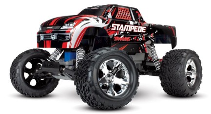 Traxxas Stampede 2WD RTR 1/10 Monster Truck W/XL-5 ESC & TQ Elektrikli Rc Model Araba Kırmızı ( Batarya ve Şarj Aleti Dahil ) - Thumbnail