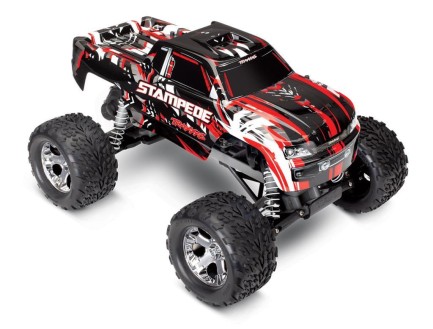 Traxxas Stampede 2WD RTR 1/10 Monster Truck W/XL-5 ESC & TQ Elektrikli Rc Model Araba Kırmızı ( Batarya ve Şarj Aleti Dahil ) - Thumbnail