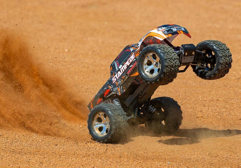 Traxxas Stampede 2WD RTR 1/10 Monster Truck W/XL-5 ESC & TQ Elektrikli Rc Model Araba Kırmızı ( Batarya ve Şarj Aleti Dahil )