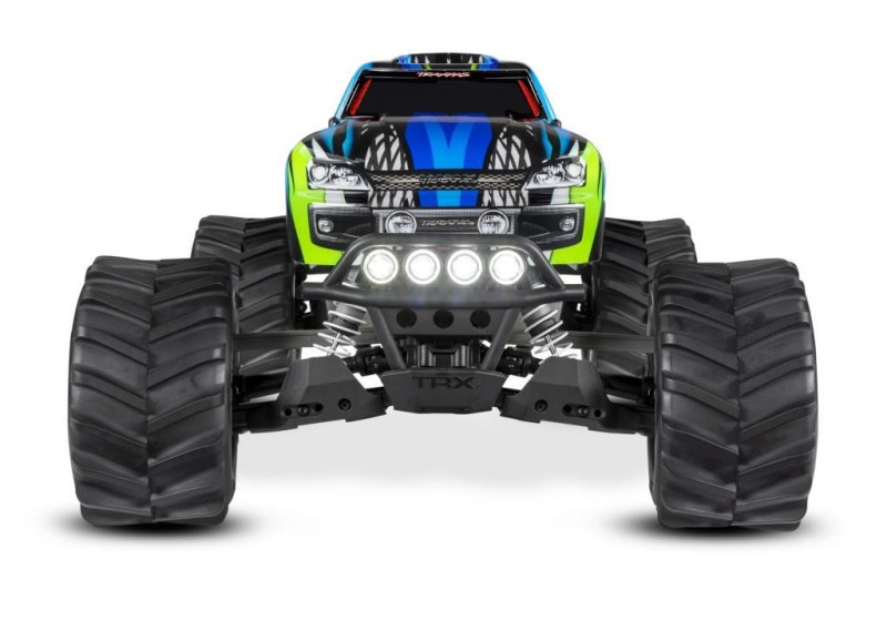 Traxxas Stampede 4X4 LCG 1/10 RTR 4WD Monster Truck w/LED Lights, TQ Kumandalı Elekrikli Rc Model Araba Mavi (Batarya ve Şarj Aleti Dahildir)