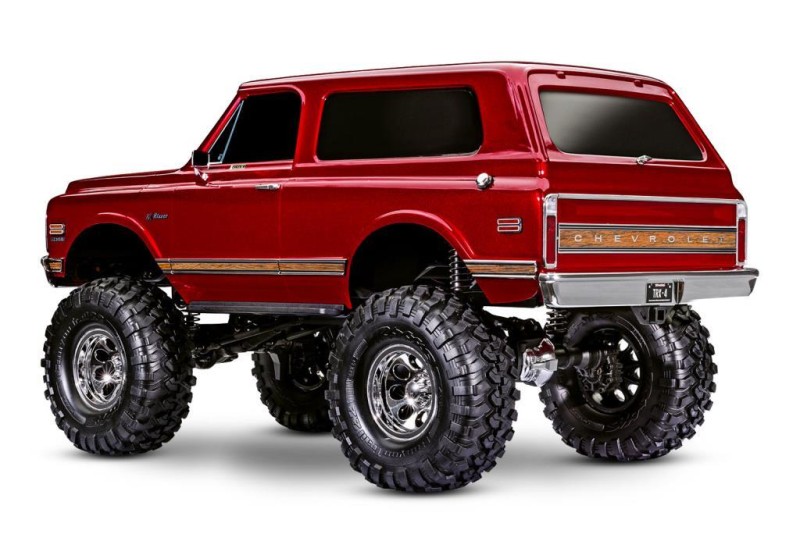 Traxxas TRX-4 Chevrolet K5 Blazer High Trail Edition RC Crawler w/TQi 2.4GHz Kumandalı Elektrikli Rc Model Araba Kırmızı
