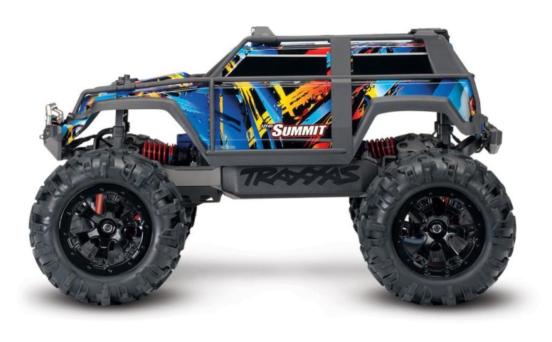 Traxxas Summit 1/16 4WD RTR Truck Rock & Roll Version TQ & Led Aydınlatmalı Elektrikli Rc Model Araba ( Batarya ve Şarj Aleti Dahil )