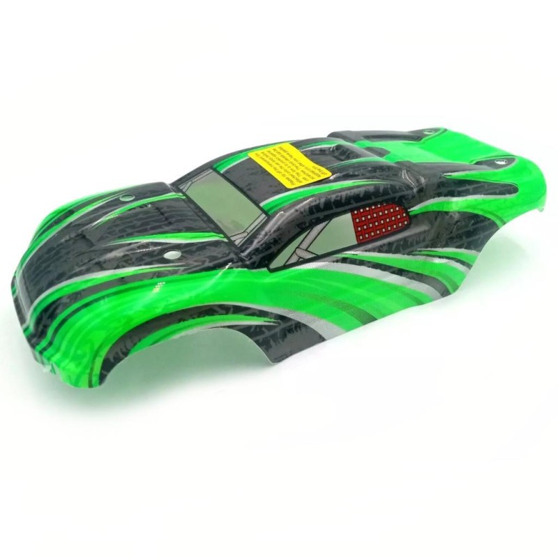 HAIBOXING 16890A/16890 Destroyer Truggy RC Araba İçin Body Gövde Kep Yeşil+Sticker Çıkartma Seti M16076