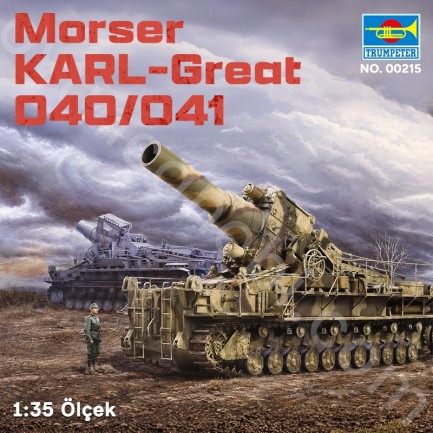 Trumpeter 00215 Morser KARL-Great 040/041 Maket Model Kit - Thumbnail