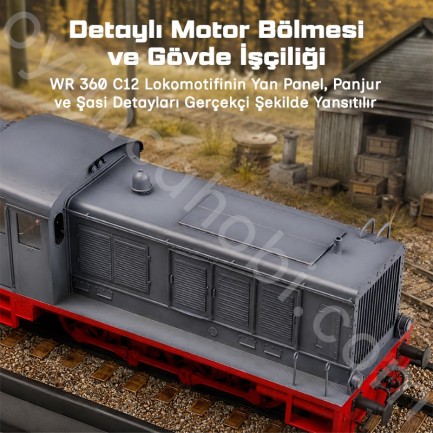 Trumpeter 00216 German WR 360 C12 Locomotive Maket Model Kit - Thumbnail