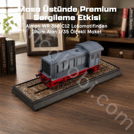 Trumpeter 00216 German WR 360 C12 Locomotive Maket Model Kit - Thumbnail