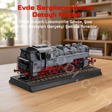 Trumpeter 00217 Dampflokomotive BR86 Maket Model Kit - Thumbnail