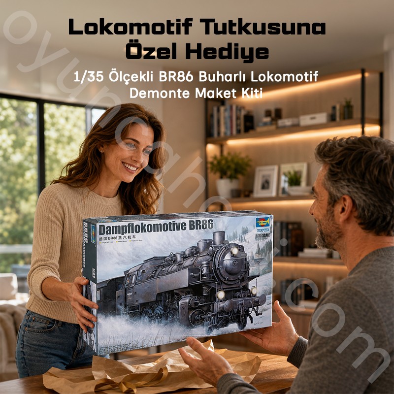 Trumpeter 00217 Dampflokomotive BR86 Maket Model Kit