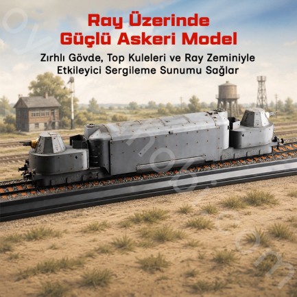 Trumpeter 00223 German Armored Train PanzerTriebwagen Nr.16 Maket Model Kit - Thumbnail