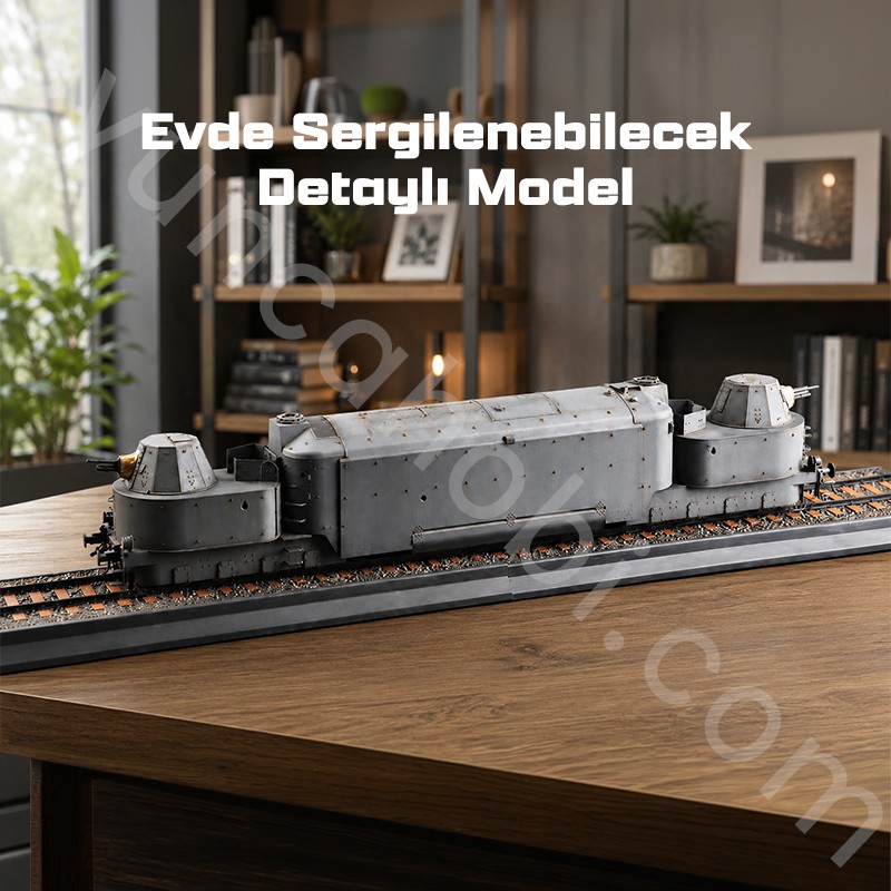 Trumpeter 00223 German Armored Train PanzerTriebwagen Nr.16 Maket Model Kit