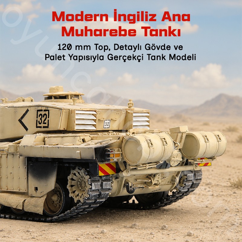 Trumpeter 00323 Armor-(British Challenger II) basra 2003,op,telic Maket Model Kit