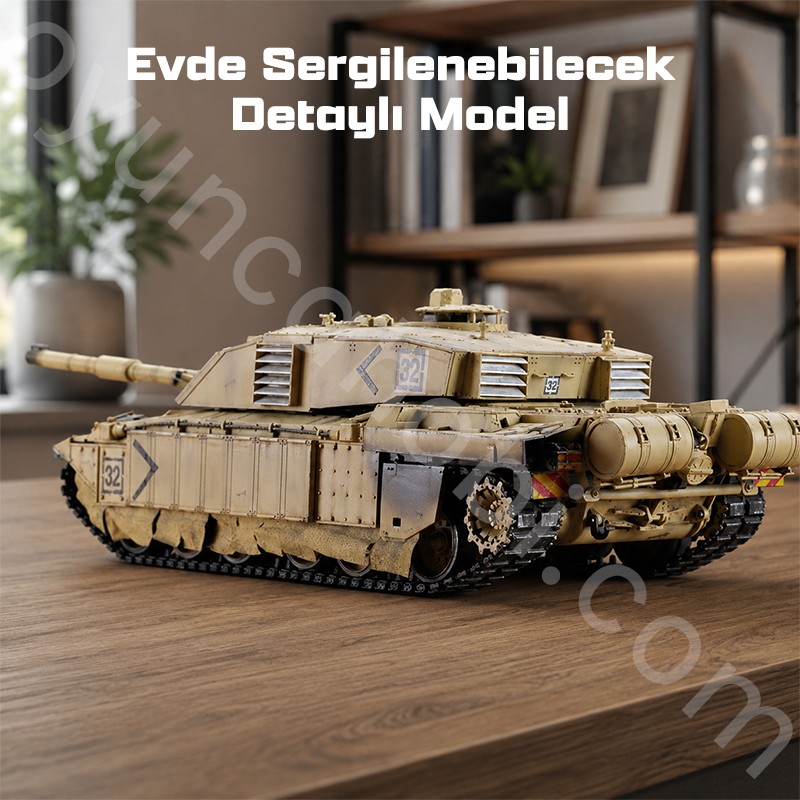 Trumpeter 00323 Armor-(British Challenger II) basra 2003,op,telic Maket Model Kit