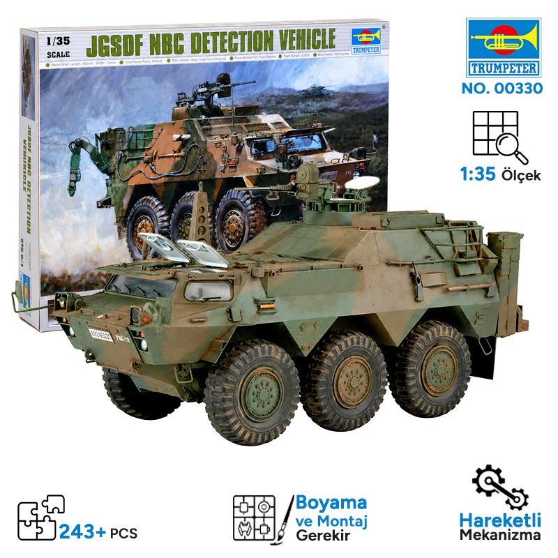 Trumpeter 00330 Armor-JGSDF NBC Detection Maket Model Kit